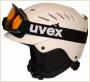 Zestaw narciarski kask + gogle UVEX x-ride junior set - white