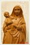 Oryginalna rzeba - figura Matki Boskiej z dziecitkiem
