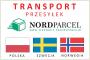 Transport Polska Szwecja Norwegia, przesyki, palety.